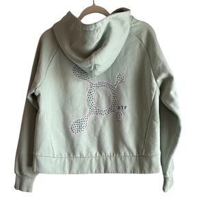 Orangetheory Mint Green Hoodie with Splat sz M